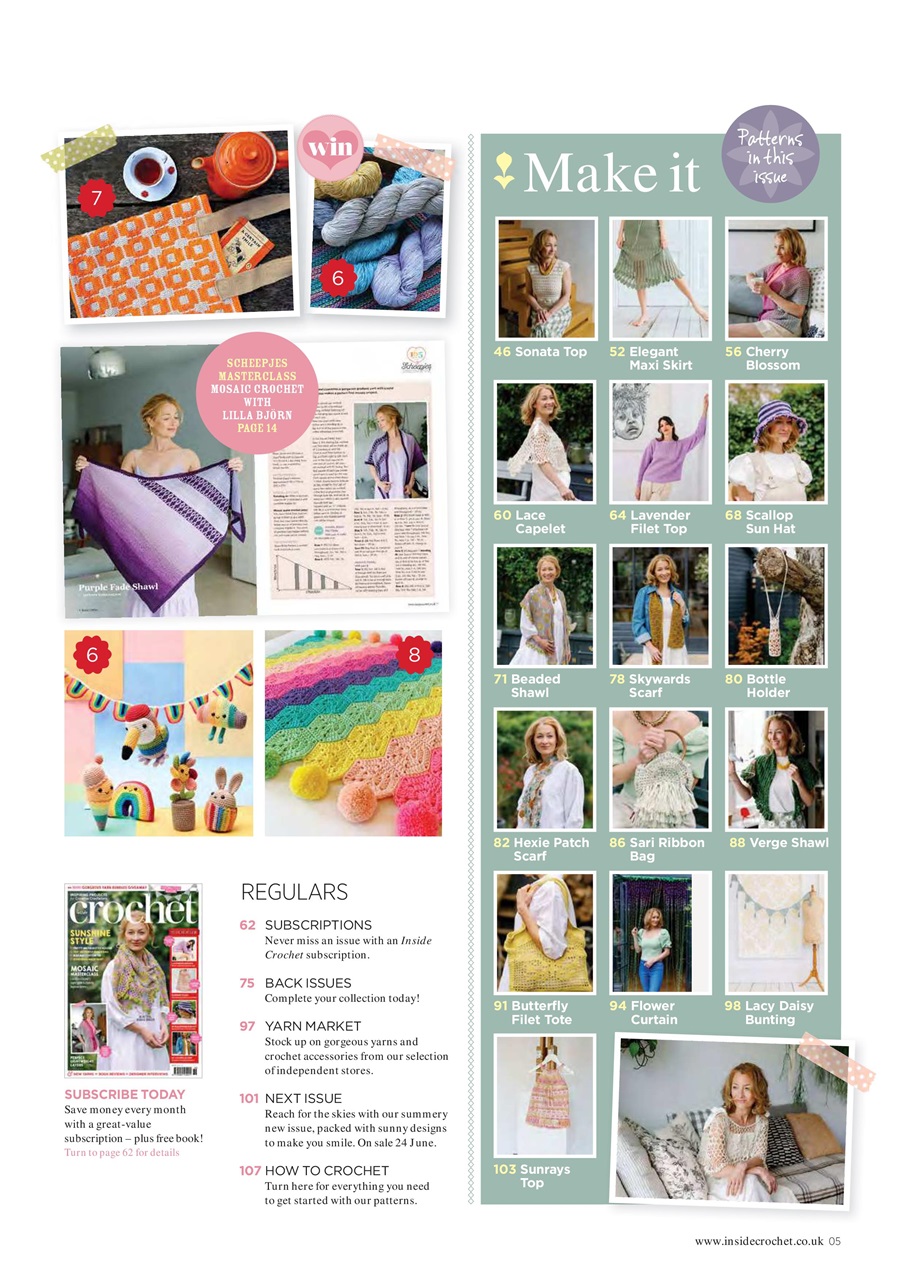 Inside Crochet Preview Pages