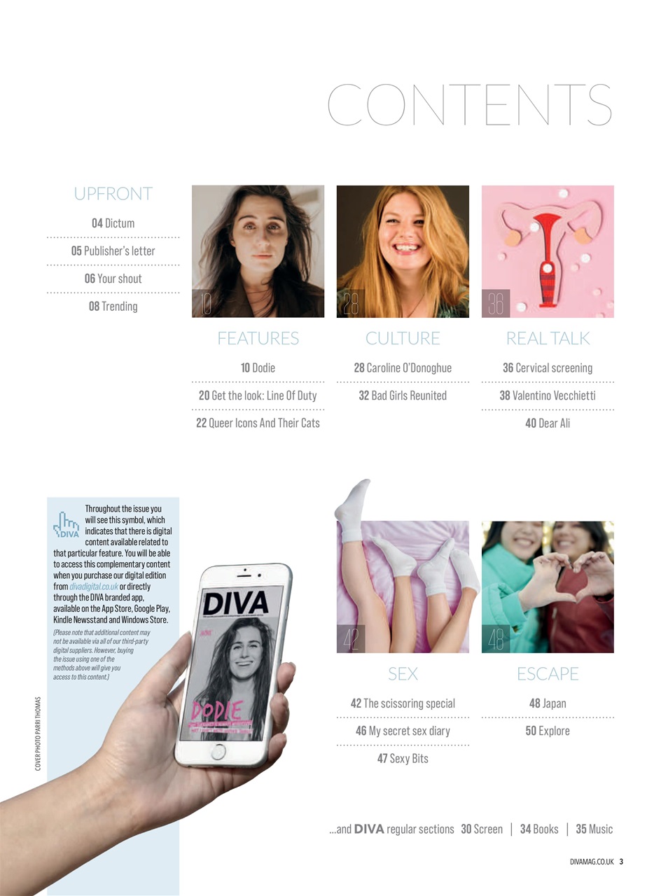 DIVA Magazine Preview Pages