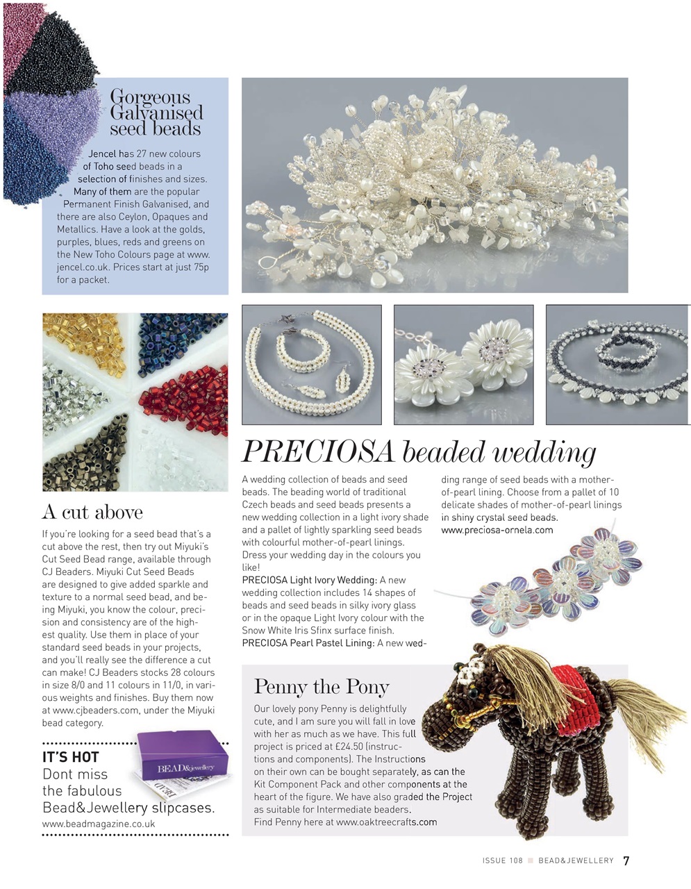 Bead & Jewellery Magazine Preview Pages