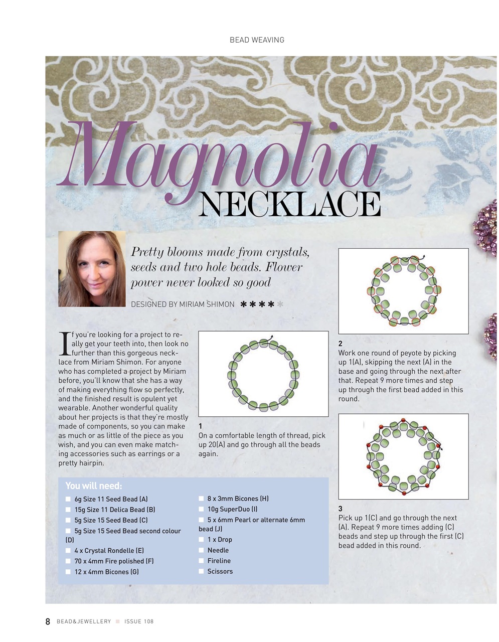 Bead & Jewellery Magazine Preview Pages