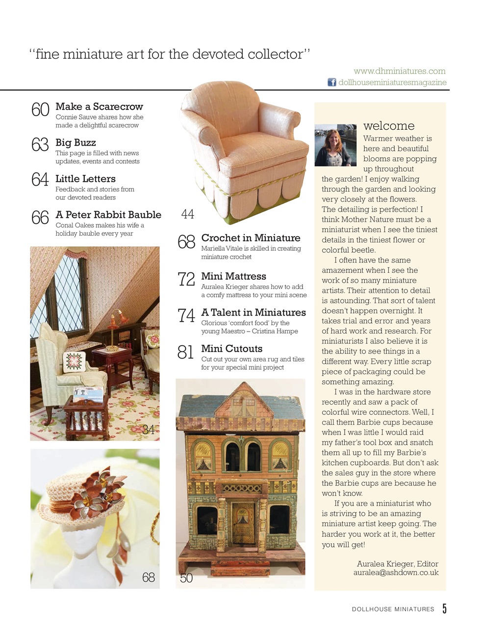 Dollhouse Miniatures Preview Pages