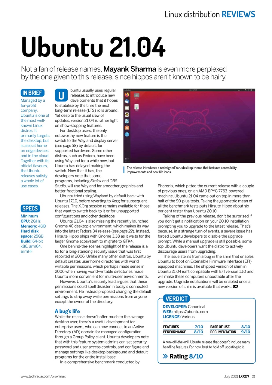 Linux Format Preview Pages