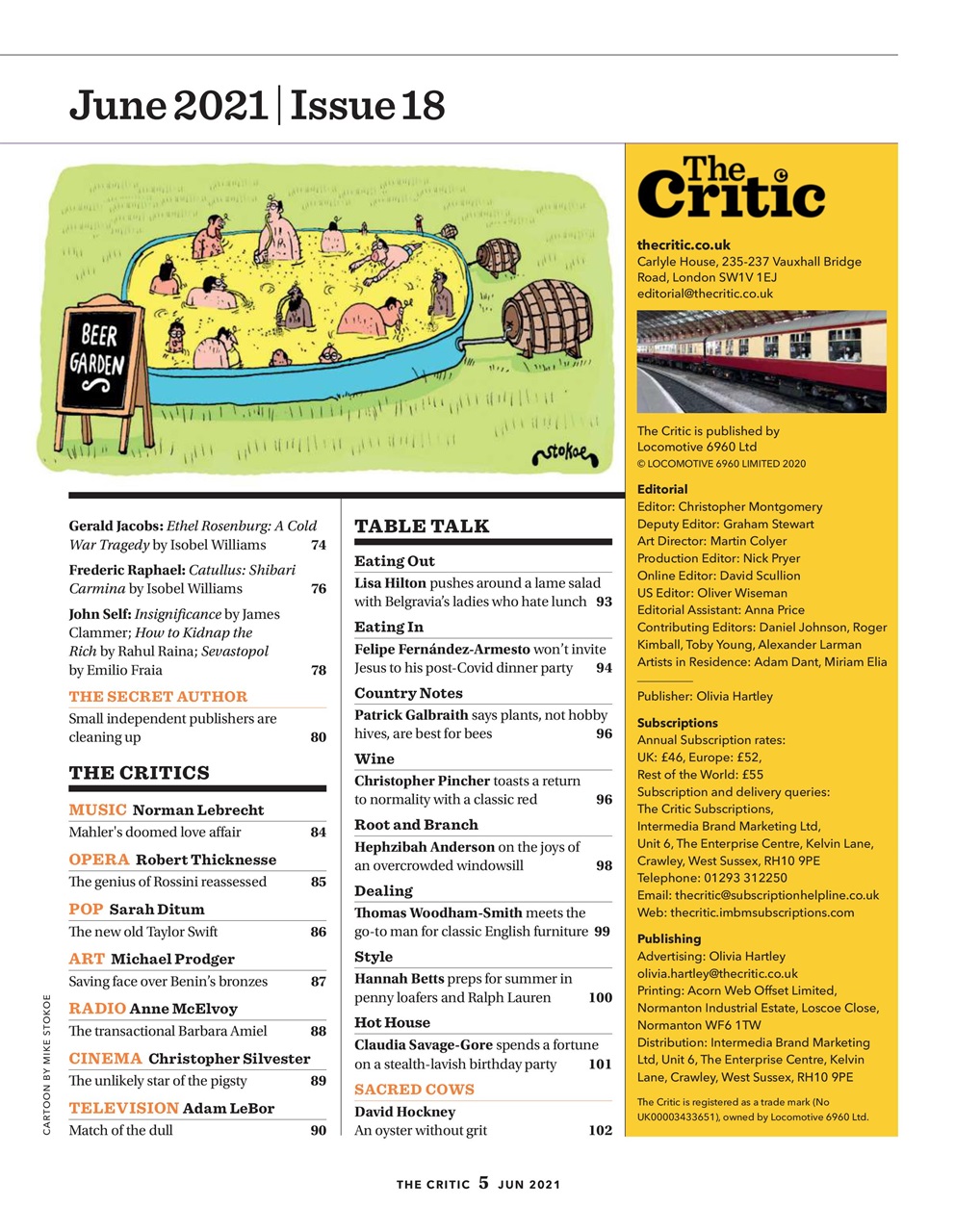 The Critic Preview Pages