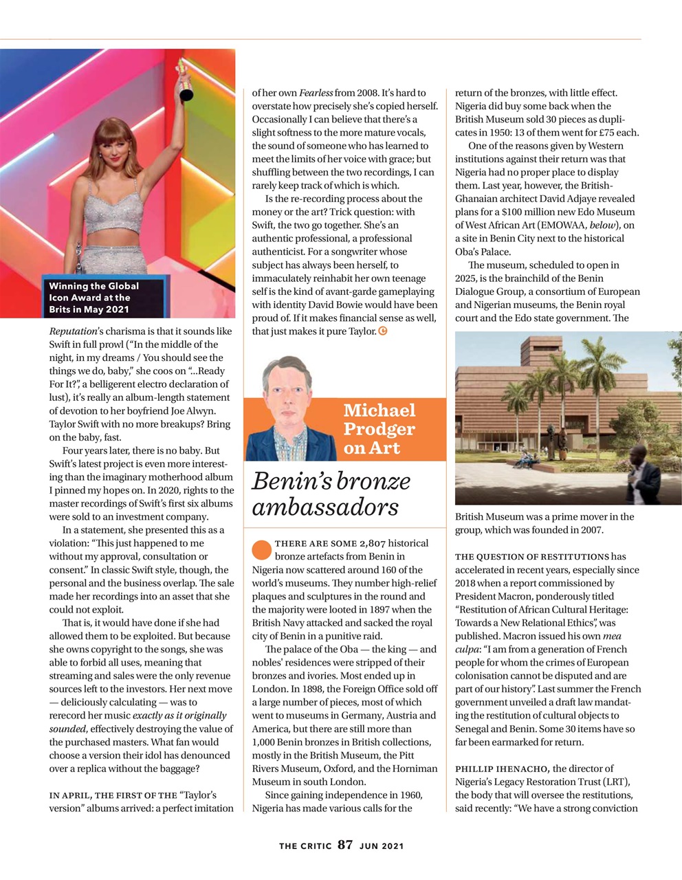 The Critic Preview Pages