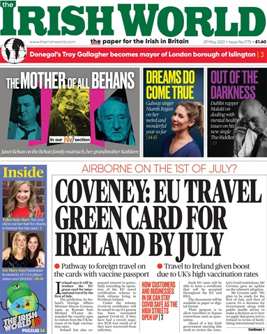 Irish World issue 1775