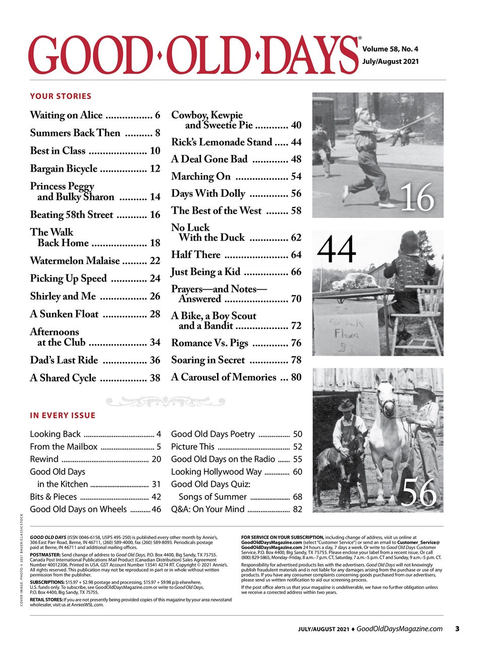 Good Old Days Preview Pages