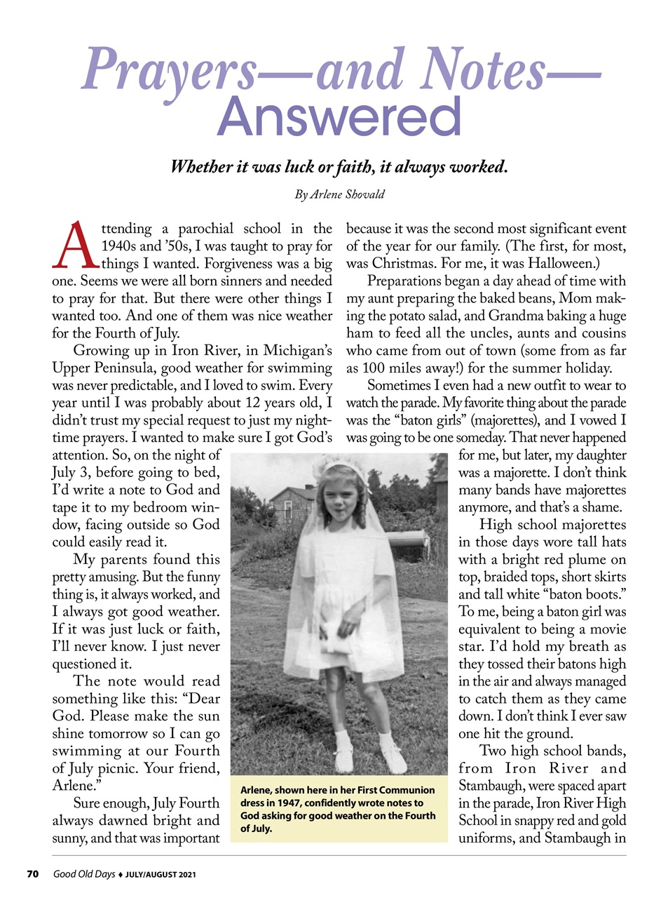 Good Old Days Preview Pages