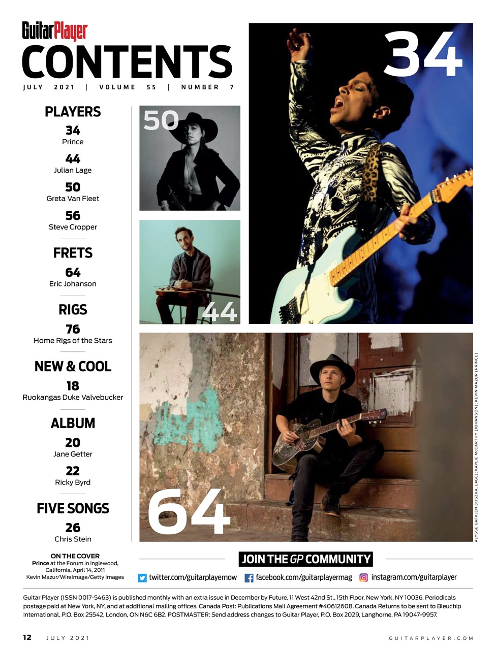Guitar Player Preview Pages