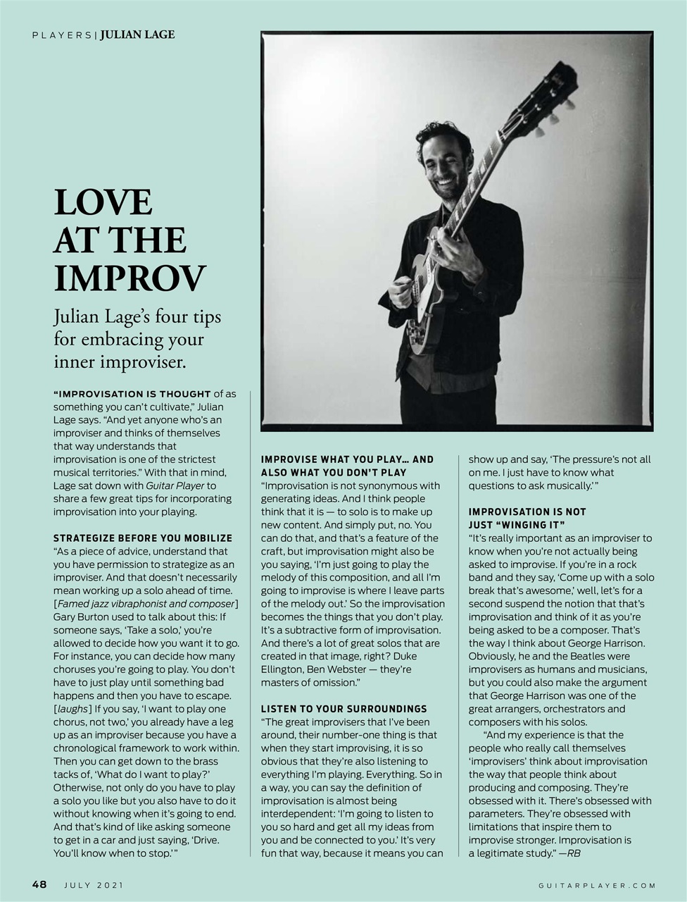 Guitar Player Preview Pages