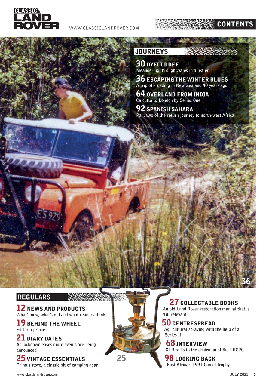 Classic Land Rover Magazine Preview Pages
