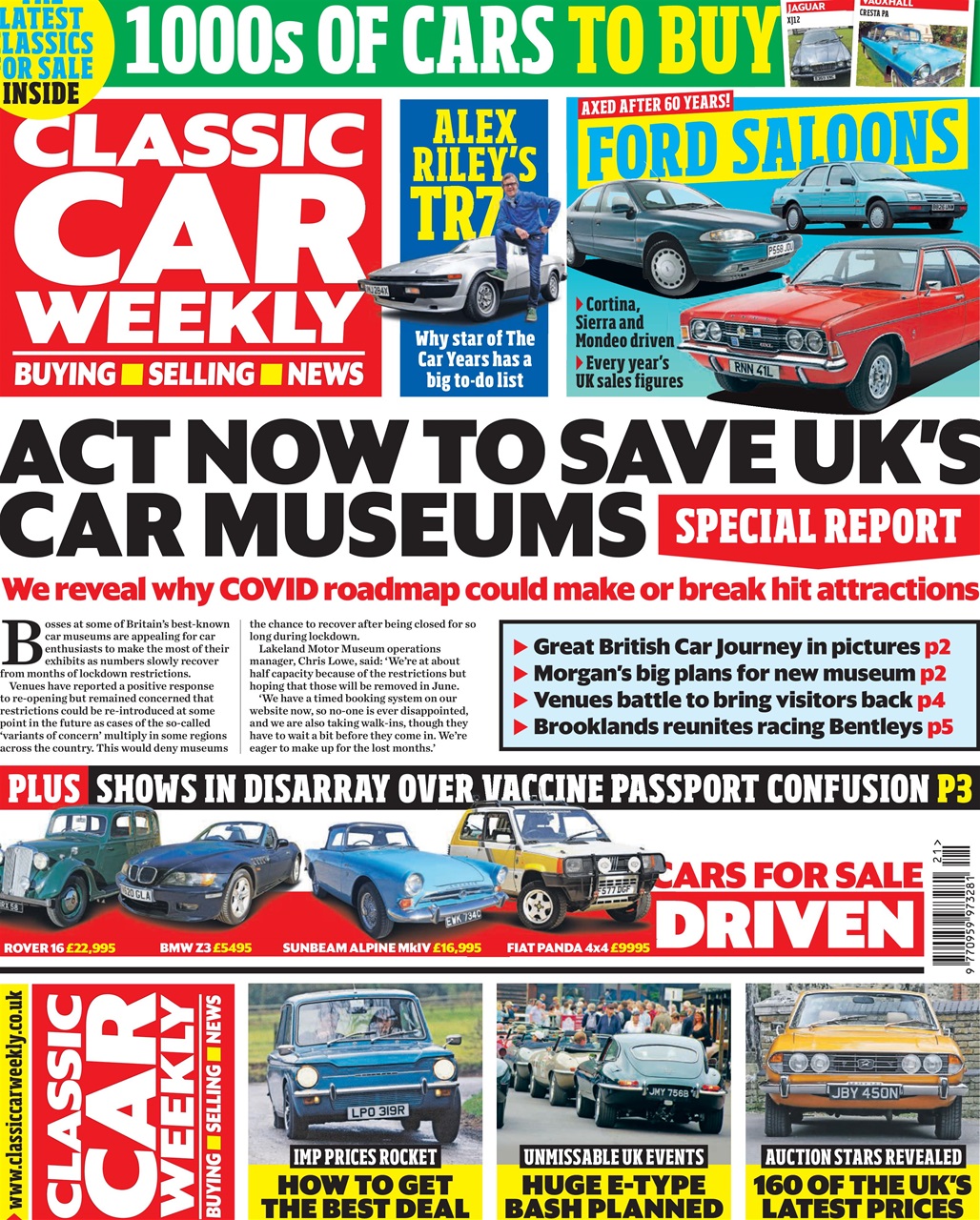 Classic Car Weekly Preview Pages