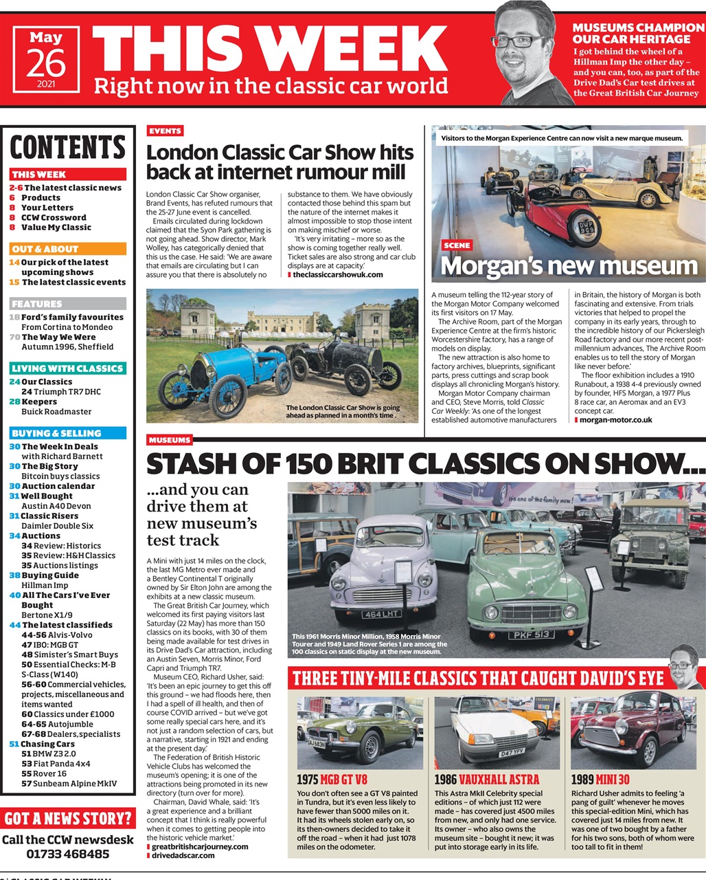 Classic Car Weekly Preview Pages