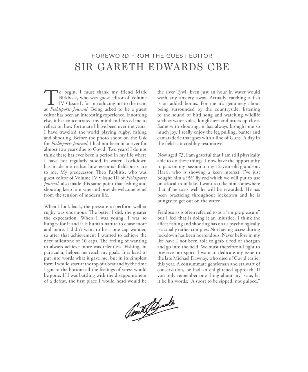 Fieldsports Journal Preview Pages