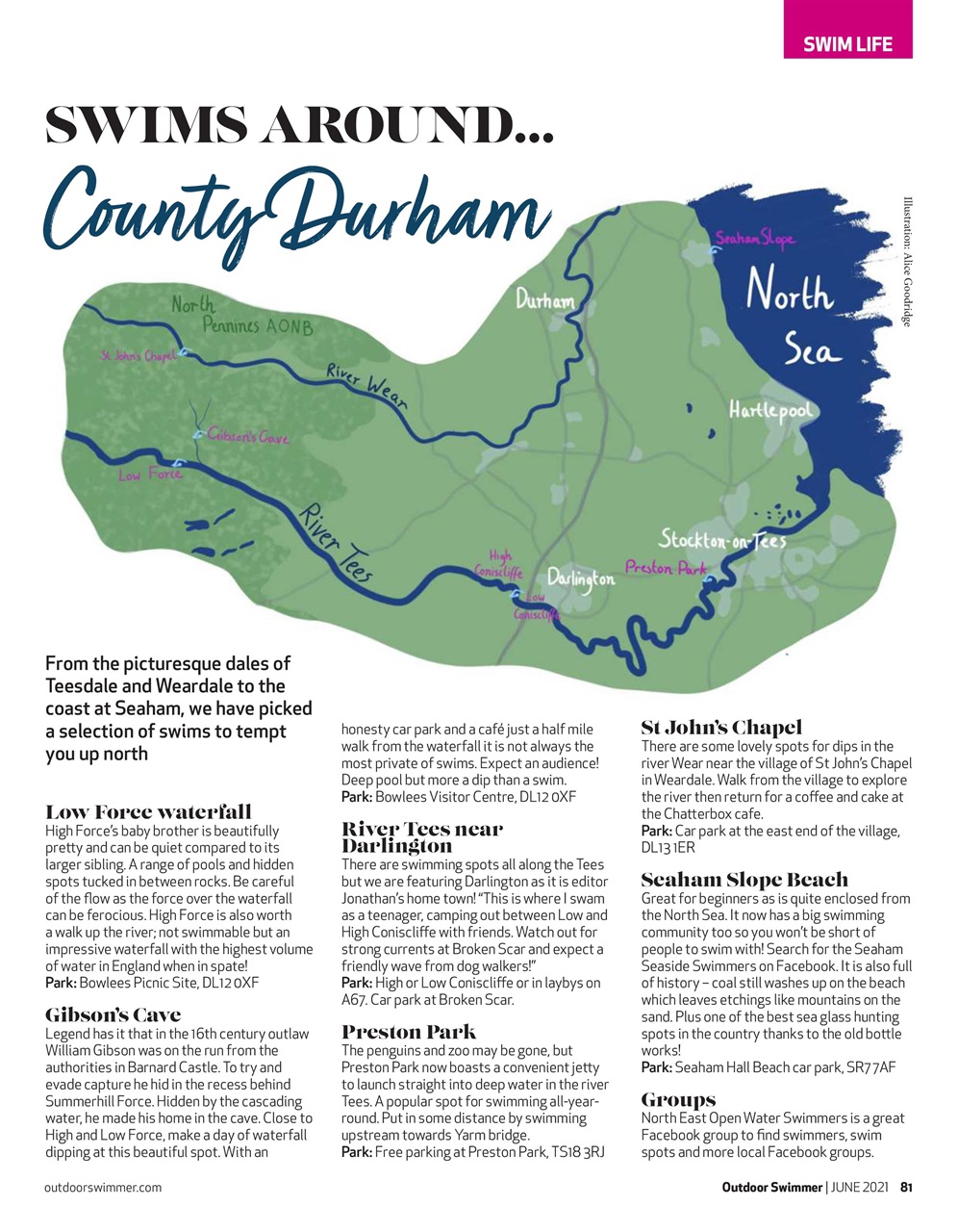 Outdoor Swimmer Preview Pages