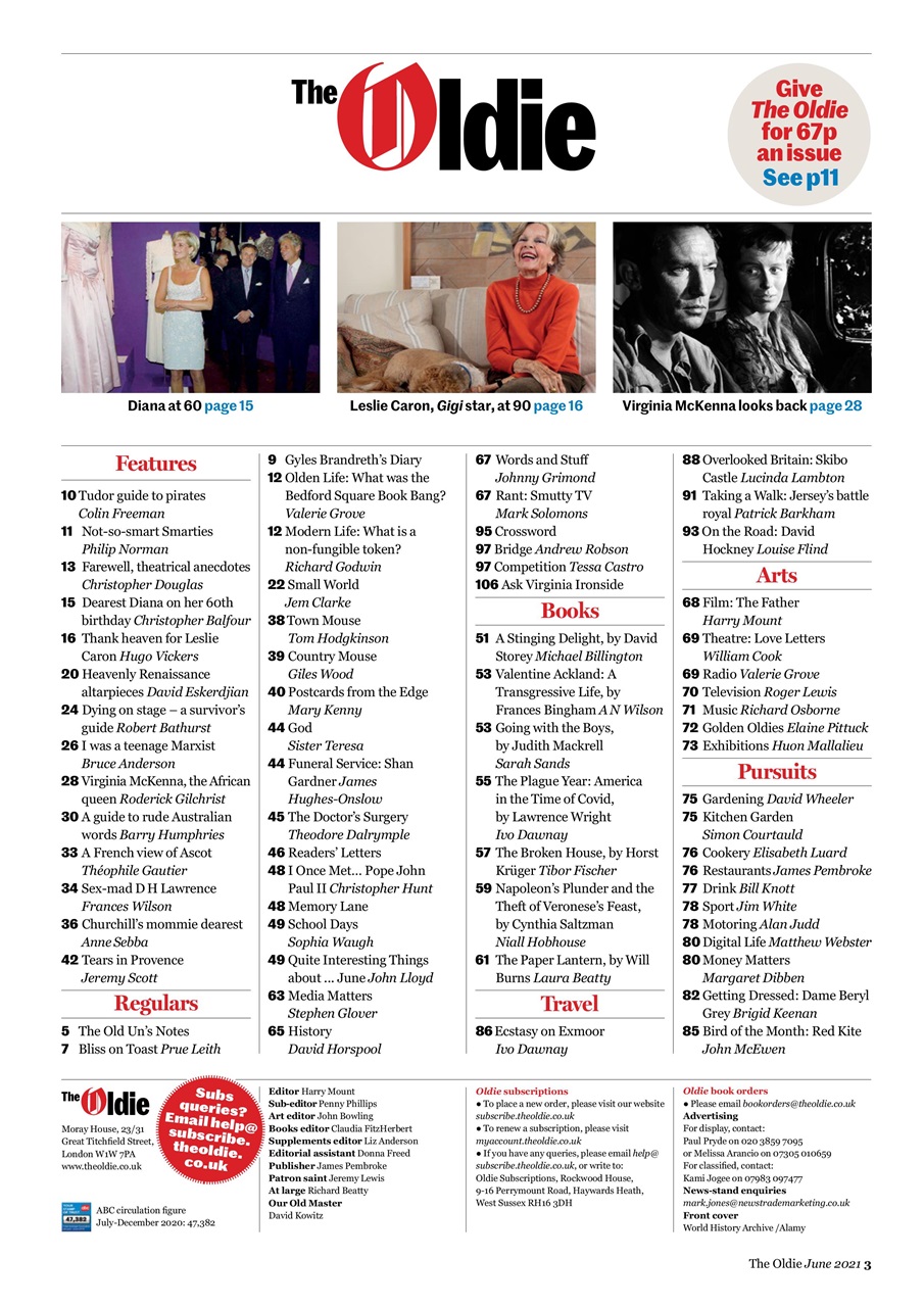 The Oldie Preview Pages