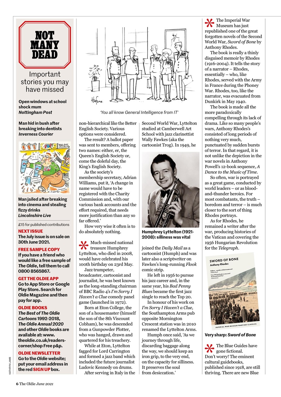 The Oldie Preview Pages