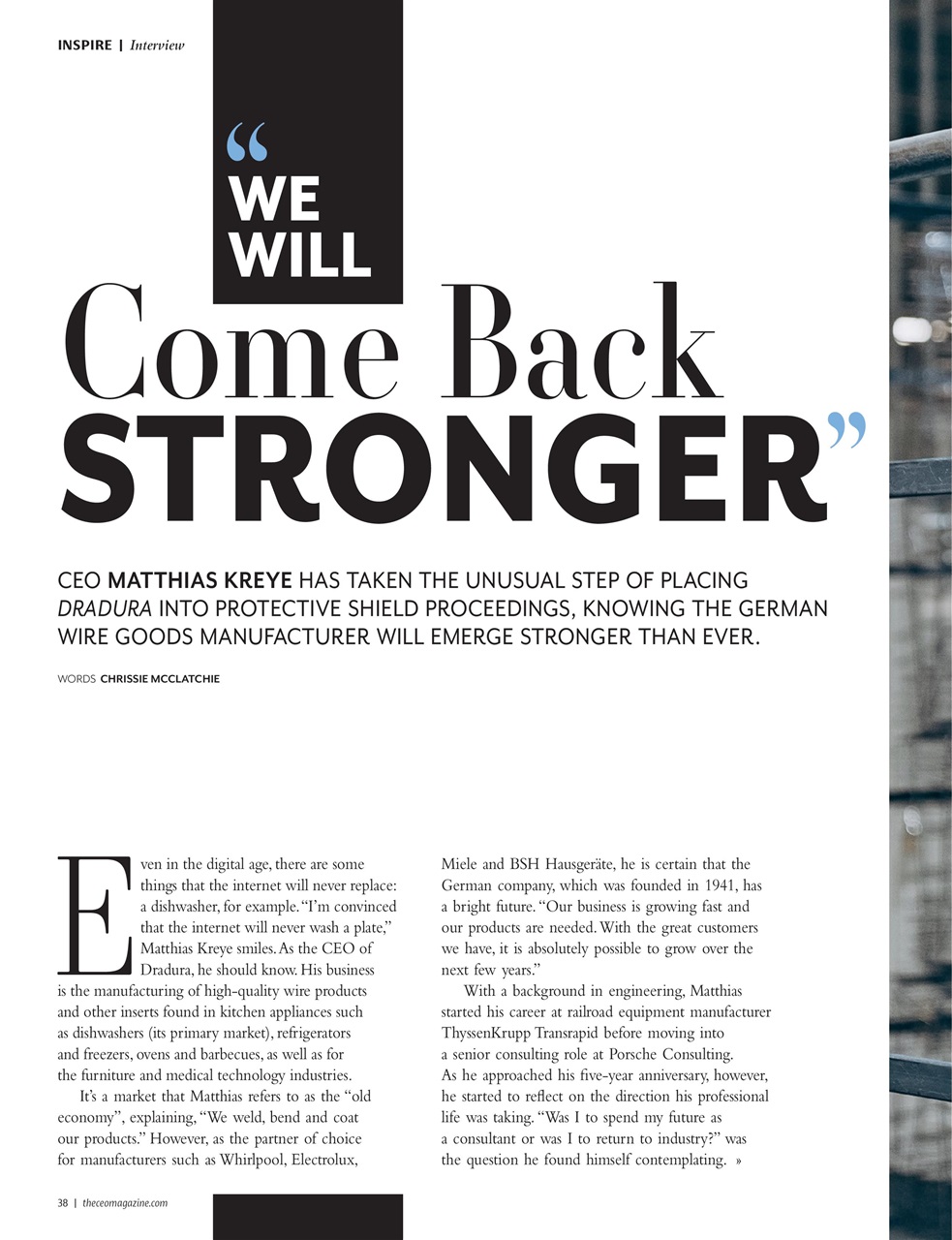 The CEO Magazine EMEA Preview Pages
