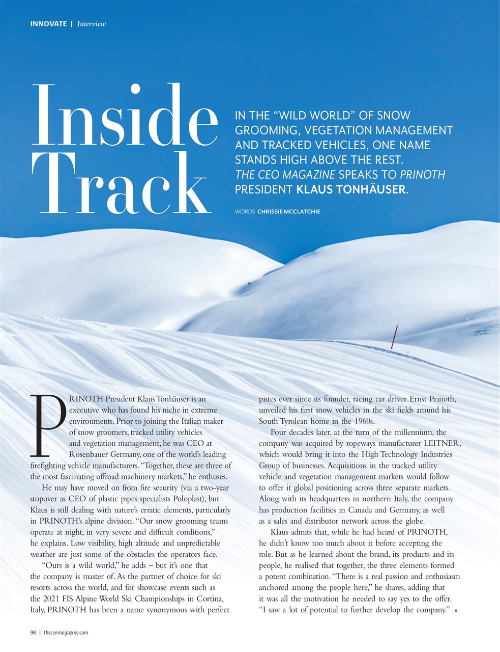 The CEO Magazine EMEA Preview Pages