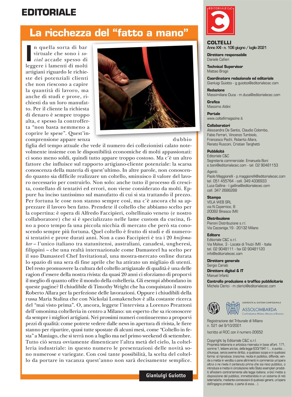 COLTELLI Preview Pages