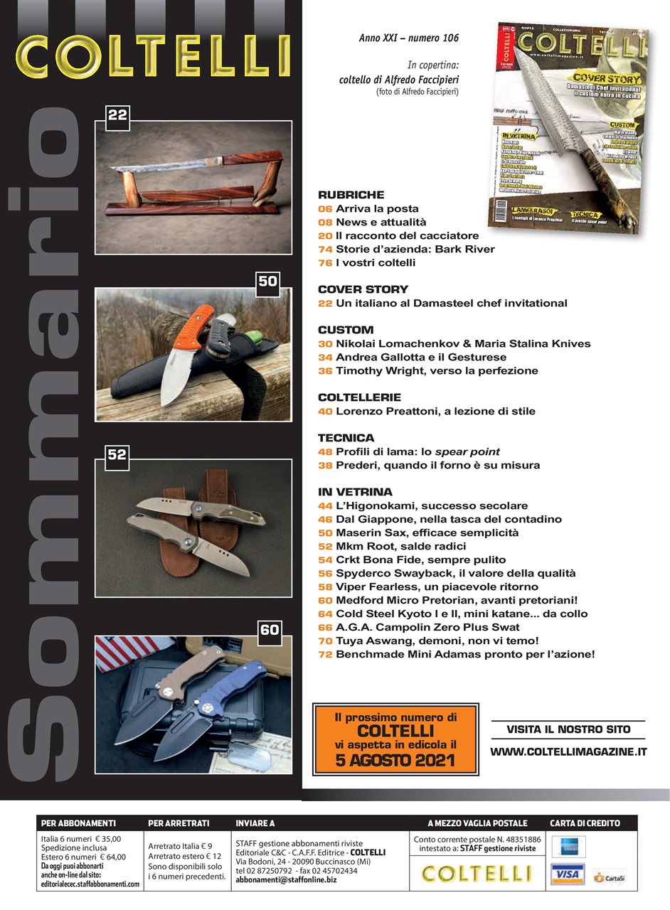 COLTELLI Preview Pages