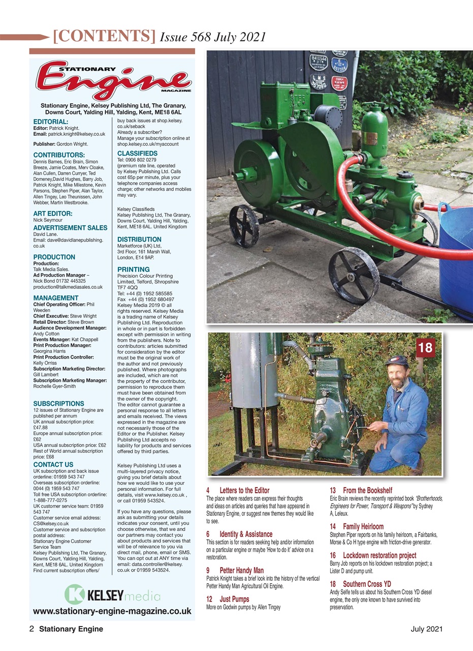 Stationary Engine Preview Pages