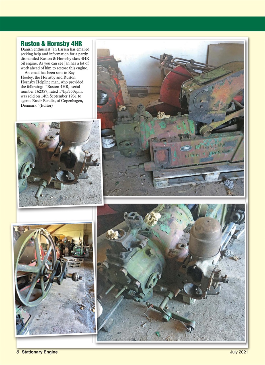 Stationary Engine Preview Pages