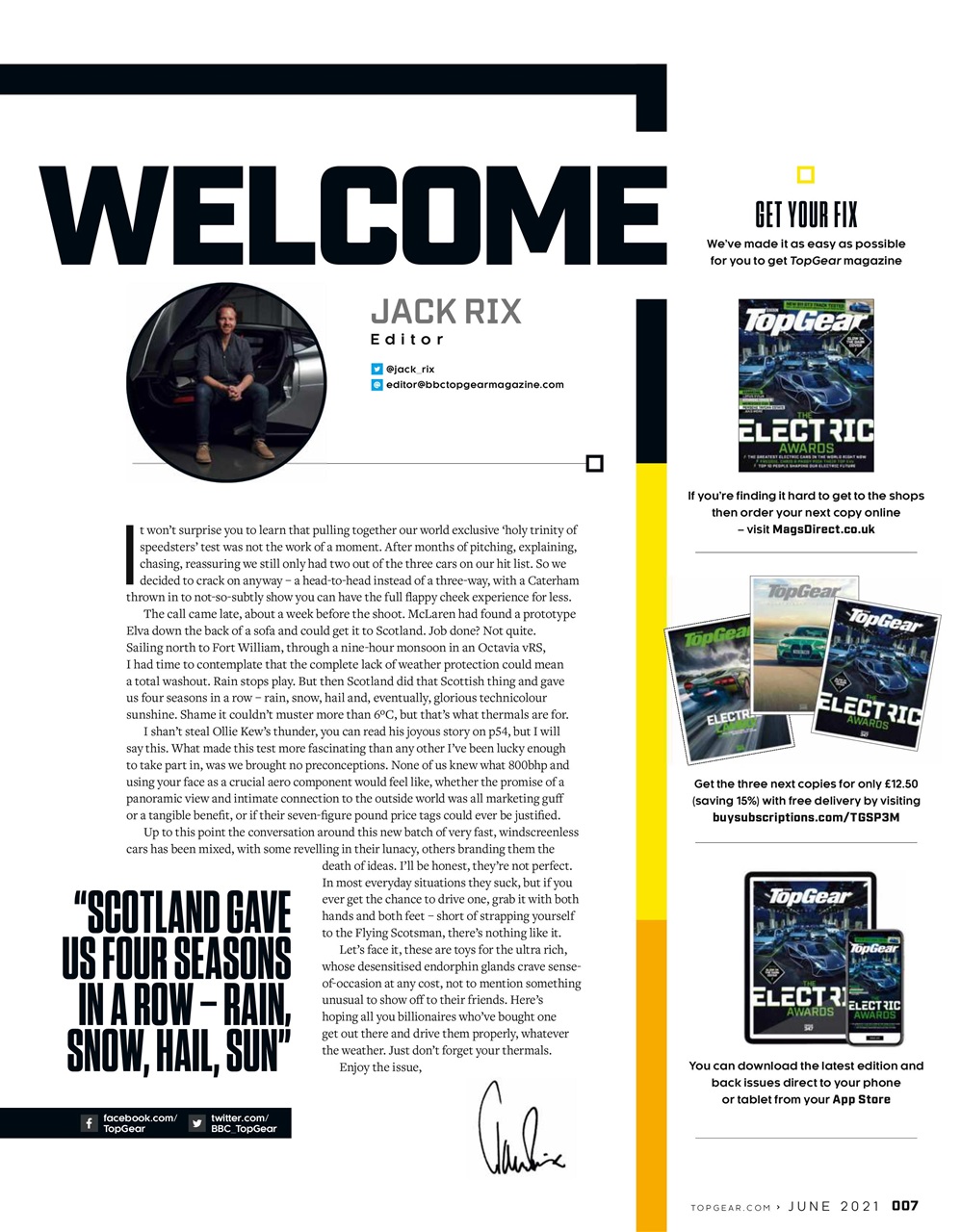 BBC Top Gear Magazine Preview Pages