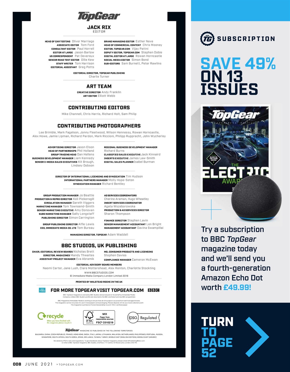BBC Top Gear Magazine Preview Pages