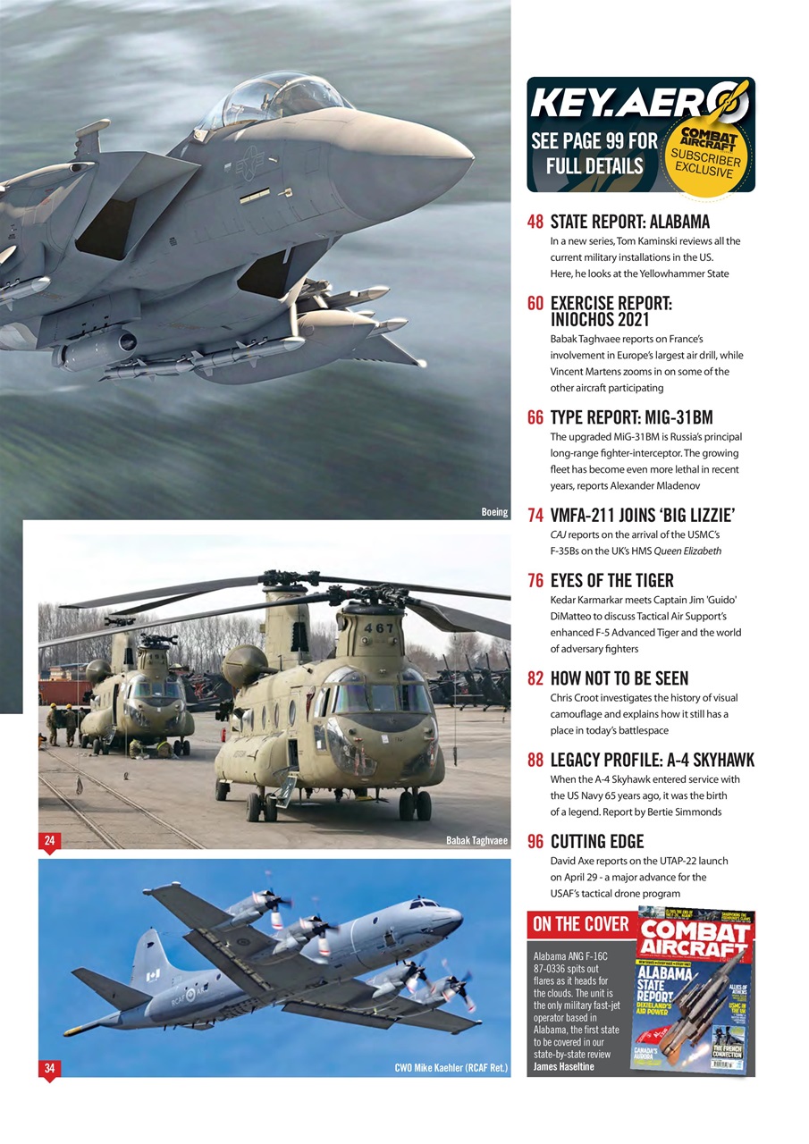Combat Aircraft Journal Preview Pages
