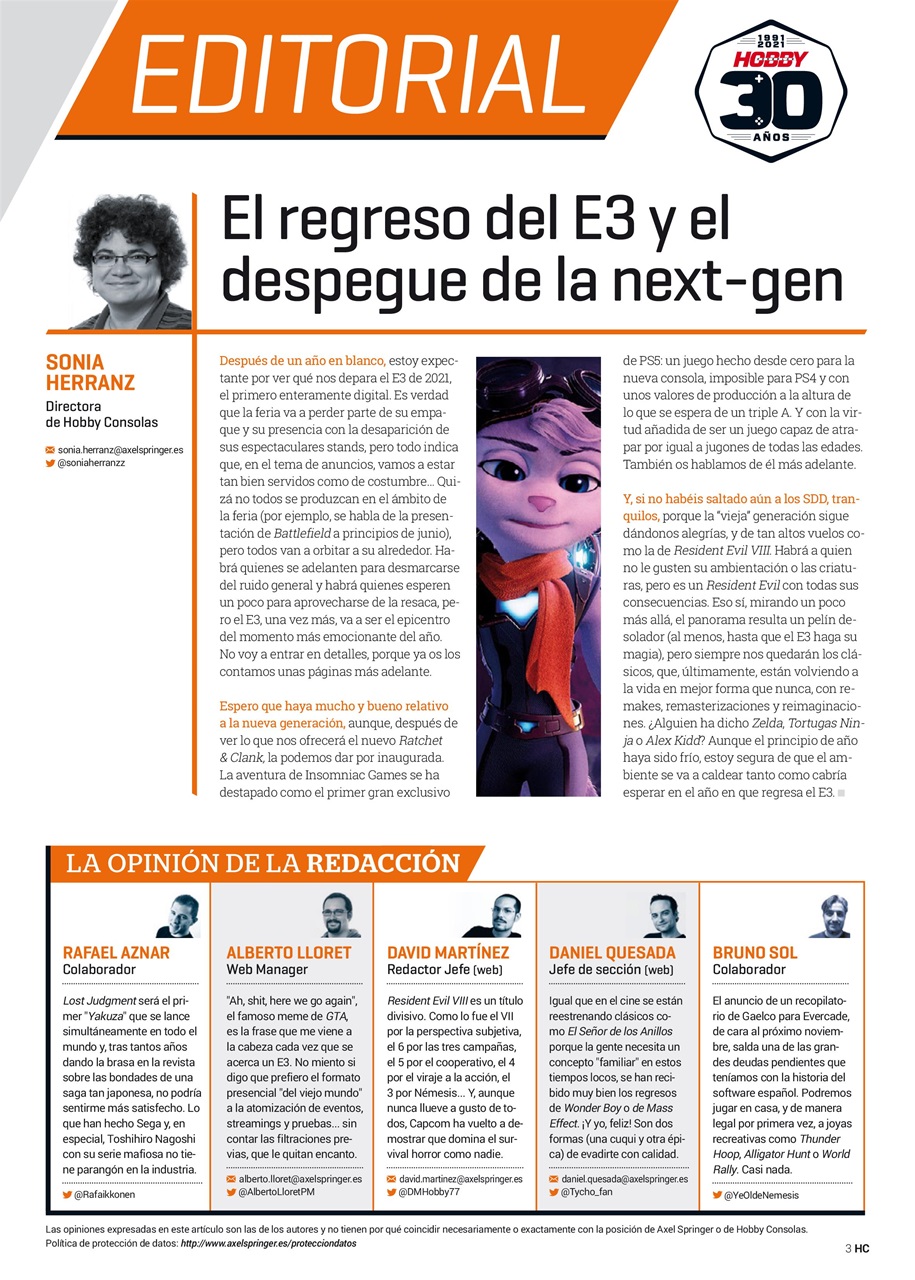 Hobby Consolas Preview Pages