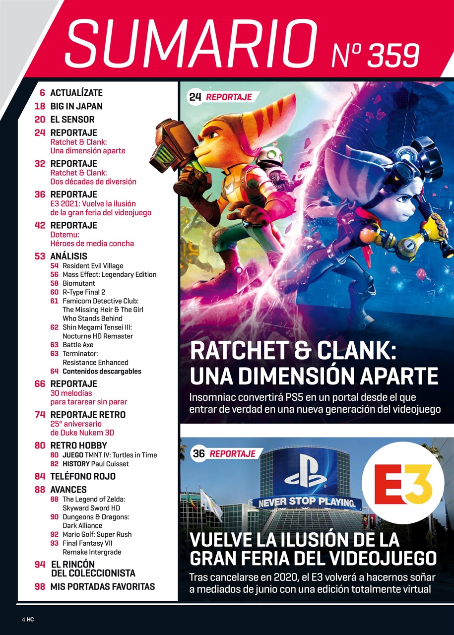 Hobby Consolas Preview Pages