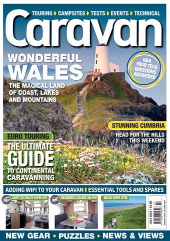 Caravan Magazine issue Wonderful Wales - July 2021