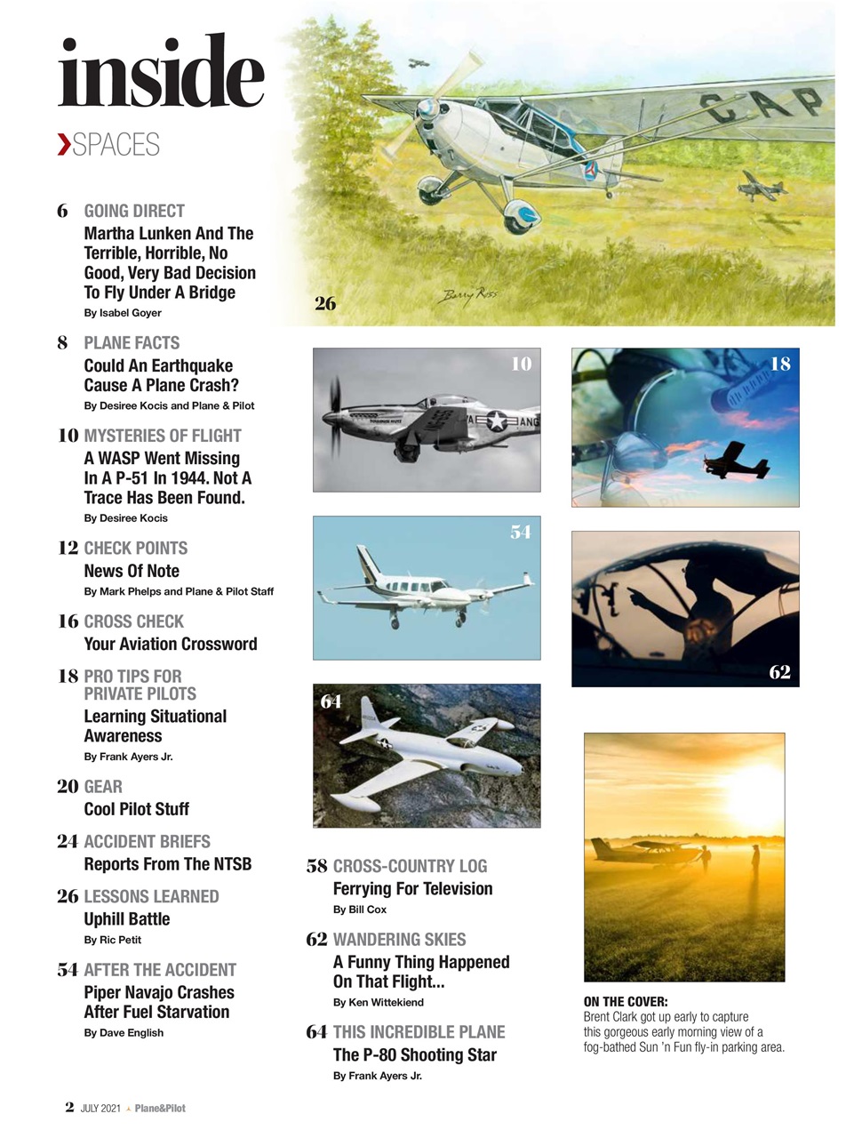 Plane & Pilot Preview Pages