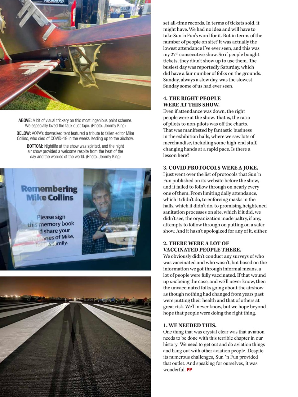 Plane & Pilot Preview Pages