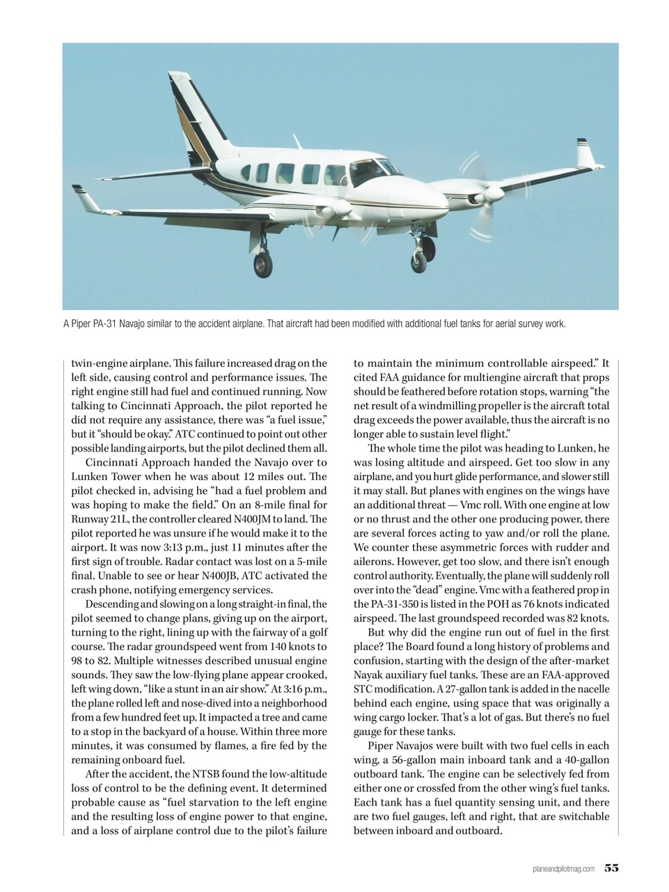 Plane & Pilot Preview Pages