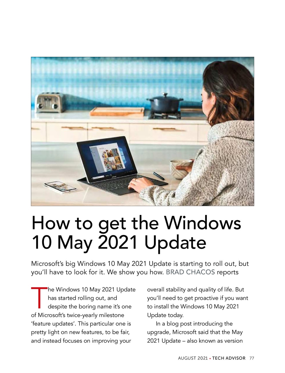 Tech Advisor Preview Pages