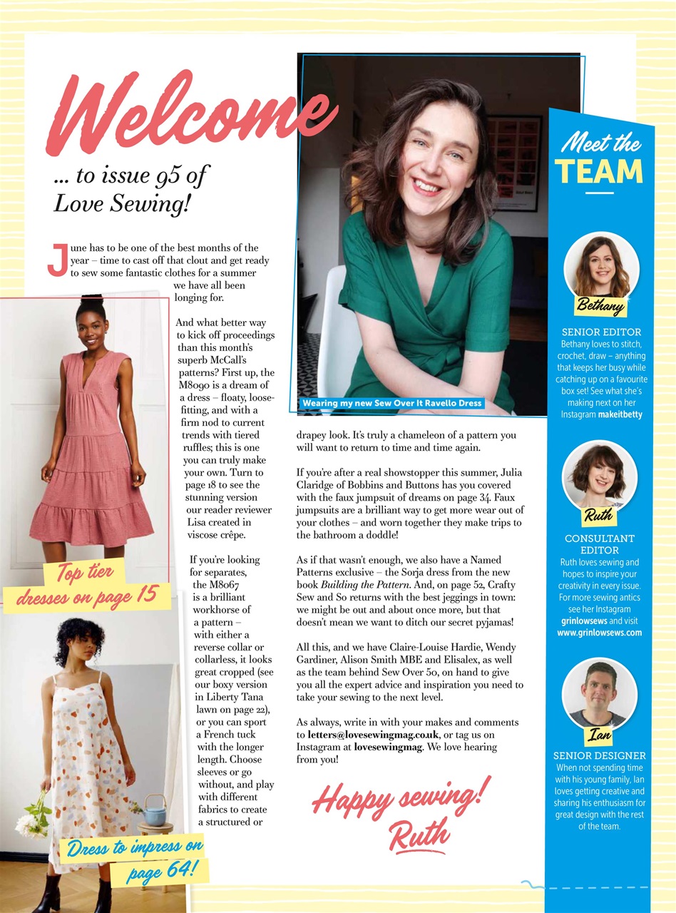 Love Sewing Preview Pages