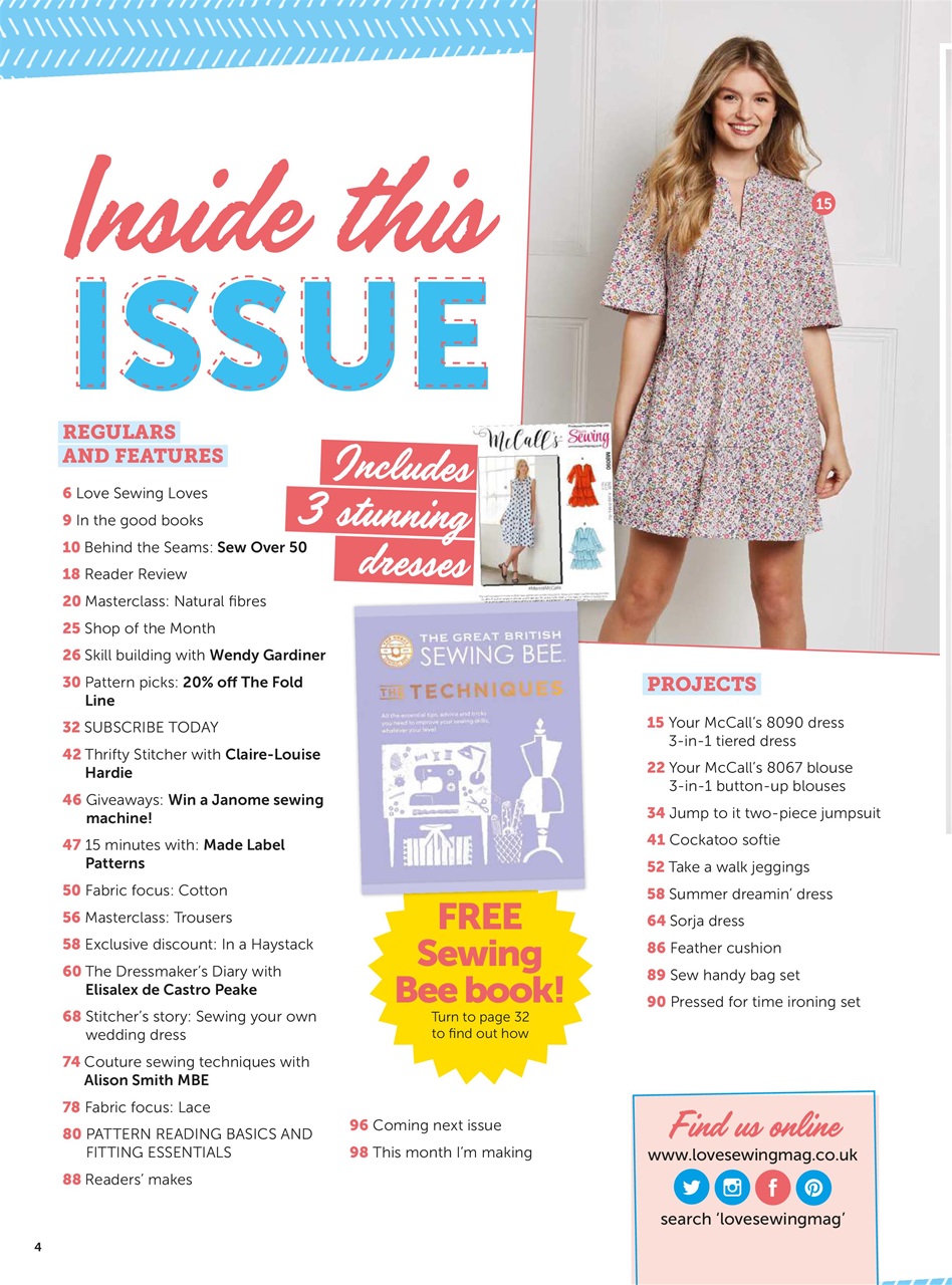 Love Sewing Preview Pages