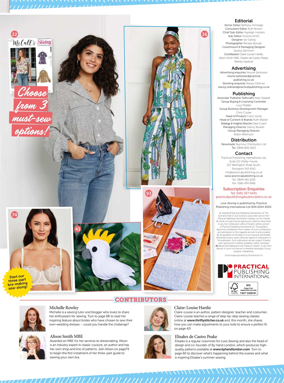 Love Sewing Preview Pages