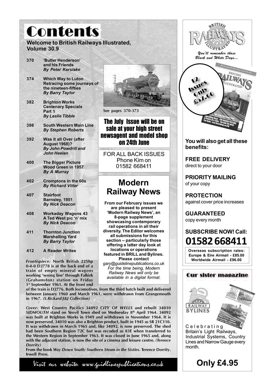 British Railways Illustrated Preview Pages