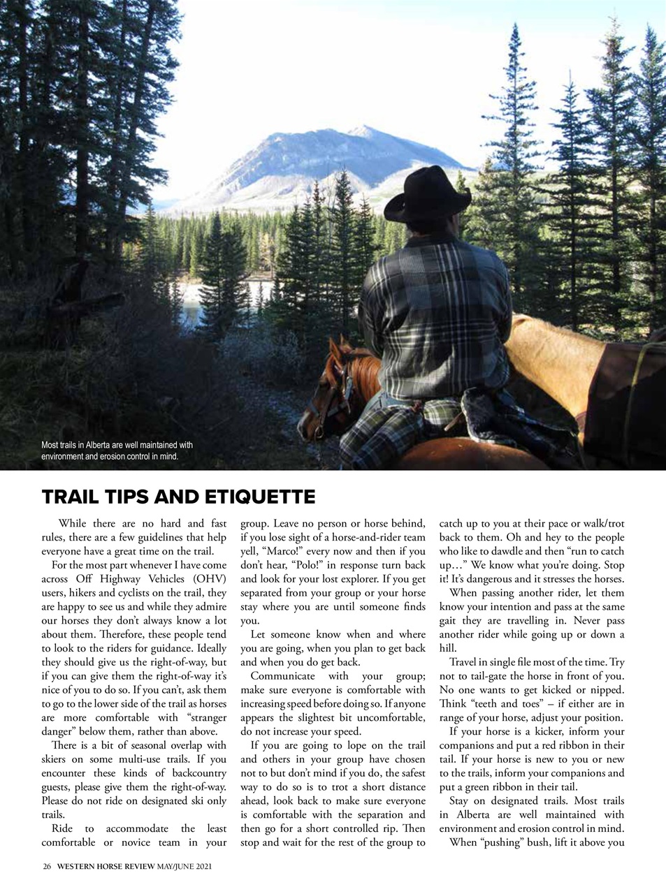 Western Horse Review Preview Pages