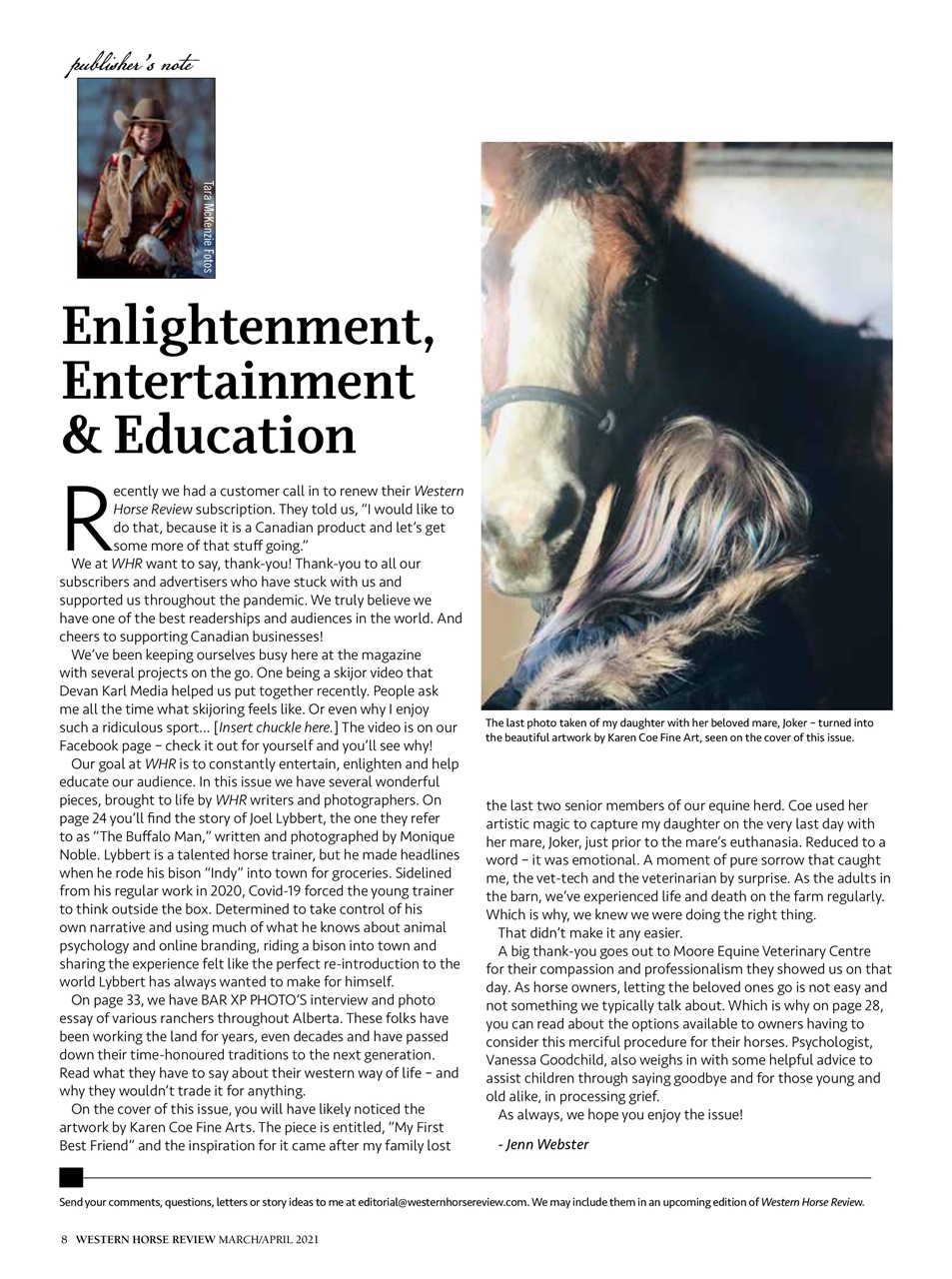 Western Horse Review Preview Pages