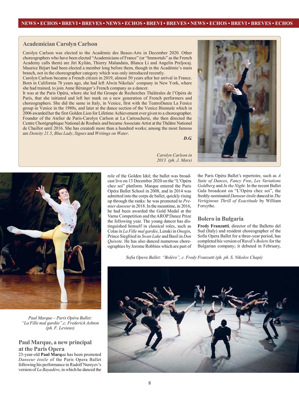 BALLET2000 English Edition Preview Pages