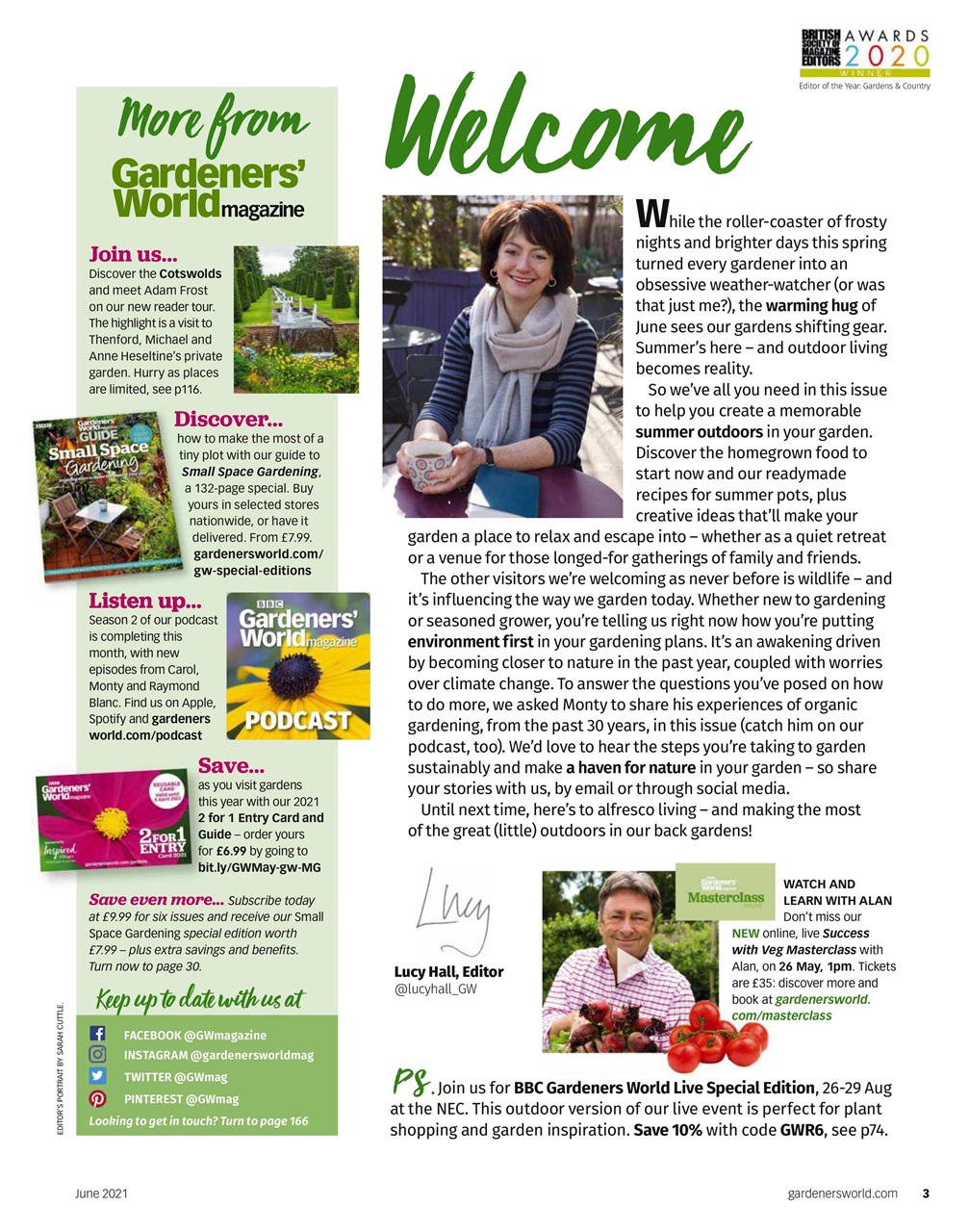 BBC Gardeners’ World Magazine Preview Pages