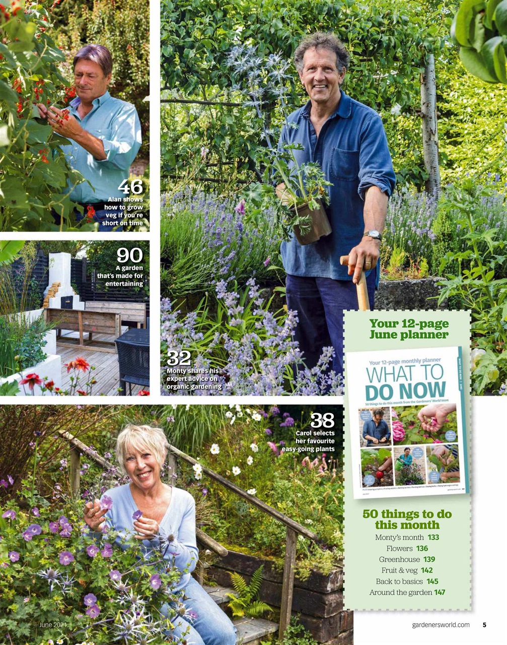 BBC Gardeners’ World Magazine Preview Pages