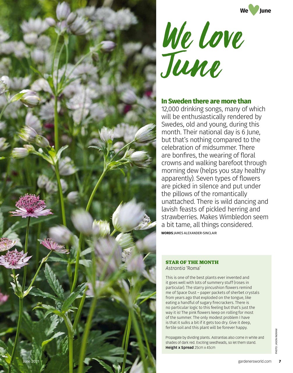 BBC Gardeners’ World Magazine Preview Pages