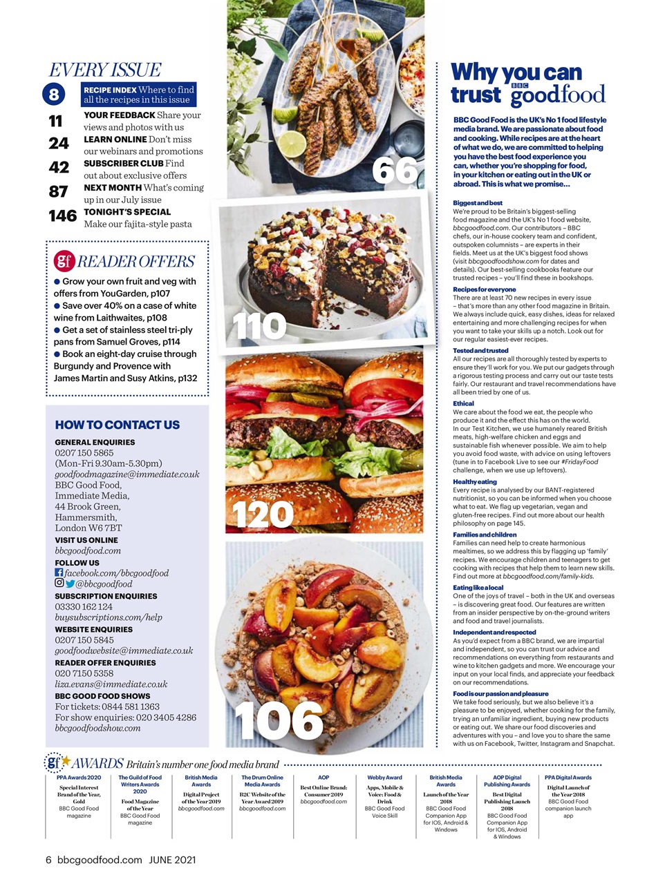 Good Food Magazine Preview Pages