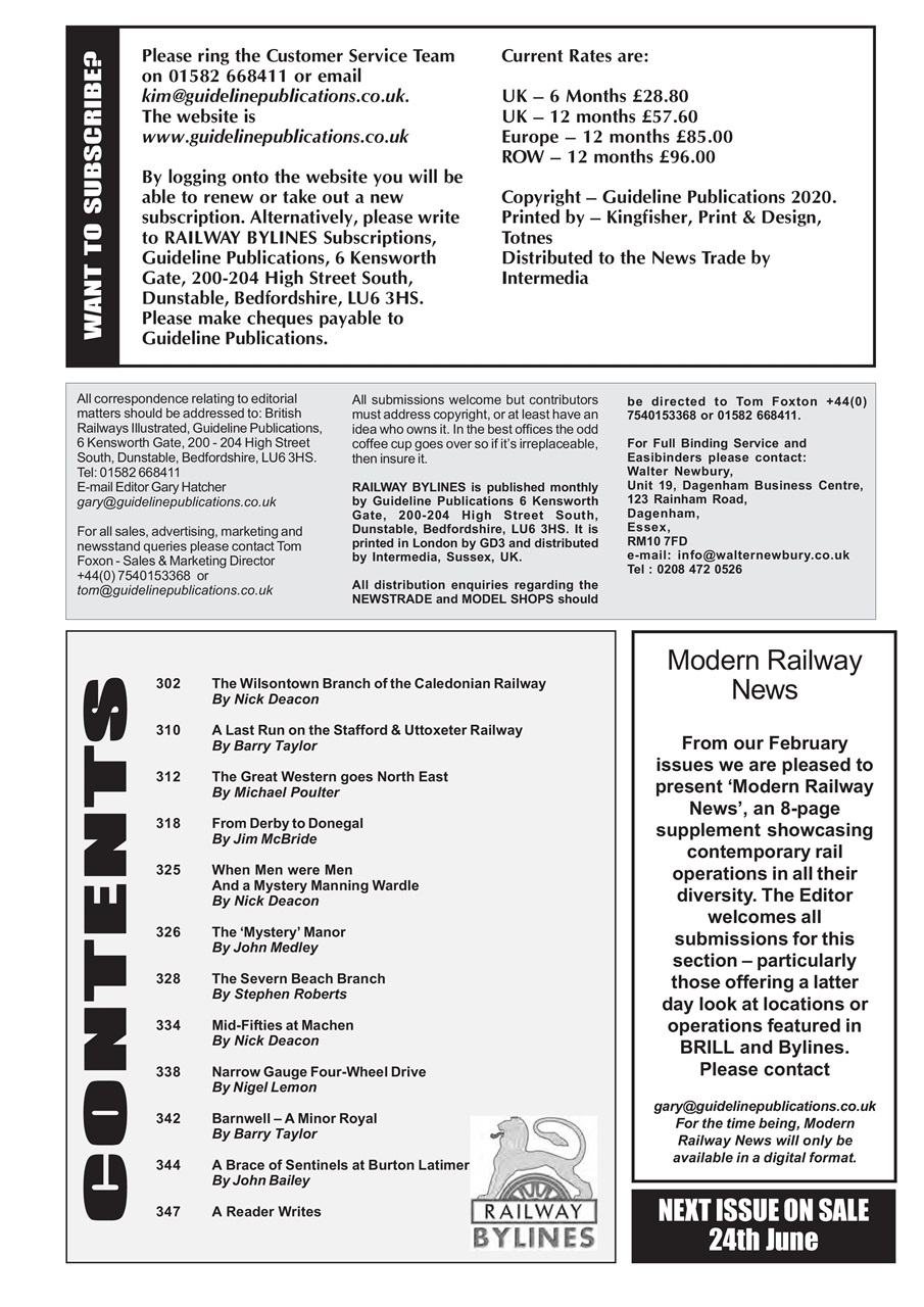 Railway Bylines Preview Pages