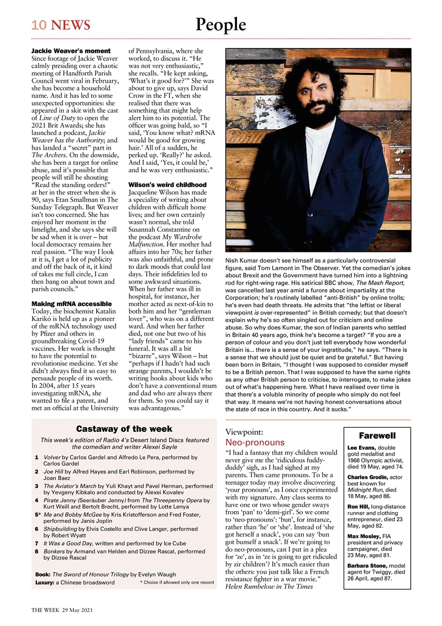 The Week Preview Pages