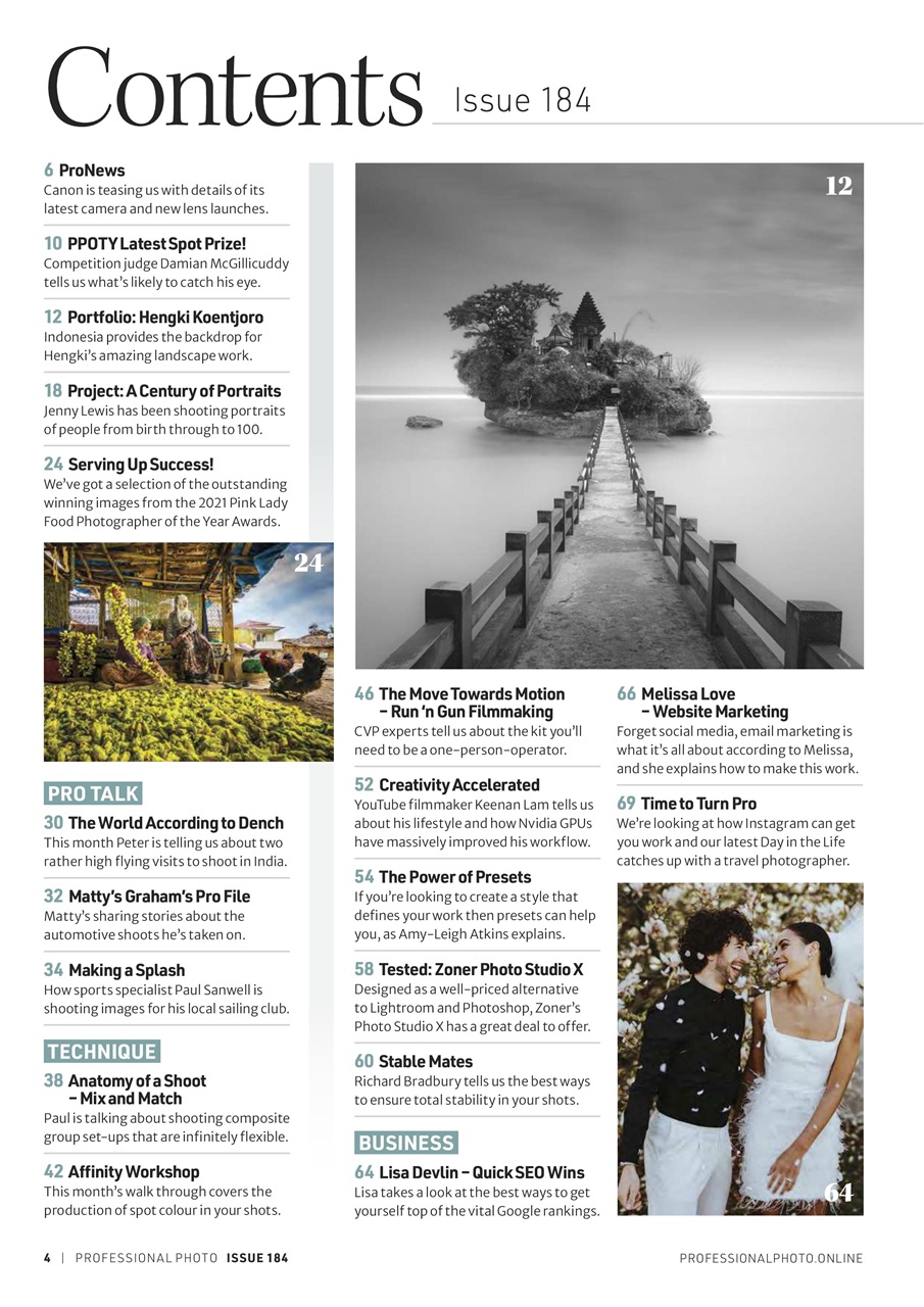 Professional Photo Preview Pages